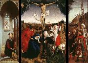 WEYDEN, Rogier van der Abegg Triptych china oil painting reproduction